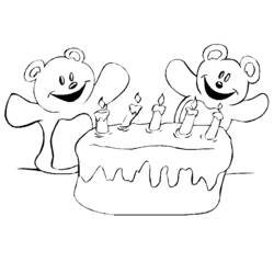 Disegno da colorare: Compleanno (Festività e occasioni speciali) #57326 - Pagine da Colorare Stampabili Gratuite