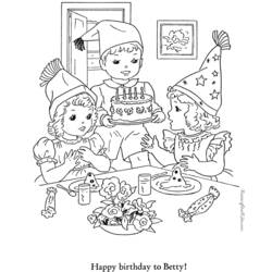 Disegno da colorare: Compleanno (Festività e occasioni speciali) #57335 - Pagine da Colorare Stampabili Gratuite