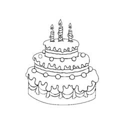 Disegno da colorare: Compleanno (Festività e occasioni speciali) #57409 - Pagine da Colorare Stampabili Gratuite