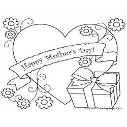 Disegno da colorare: Festa della mamma (Festività e occasioni speciali) #129761 - Pagine da Colorare Stampabili Gratuite