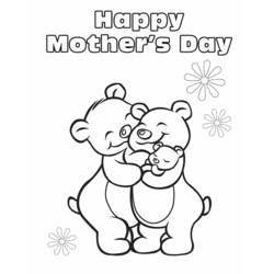 Disegno da colorare: Festa della mamma (Festività e occasioni speciali) #129839 - Pagine da Colorare Stampabili Gratuite