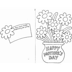 Disegno da colorare: Festa della mamma (Festività e occasioni speciali) #129840 - Pagine da Colorare Stampabili Gratuite