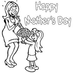 Disegno da colorare: Festa della mamma (Festività e occasioni speciali) #129861 - Pagine da Colorare Stampabili Gratuite