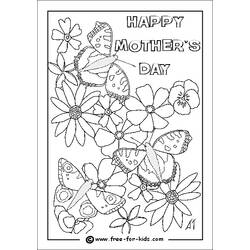 Disegno da colorare: Festa della mamma (Festività e occasioni speciali) #129880 - Pagine da Colorare Stampabili Gratuite