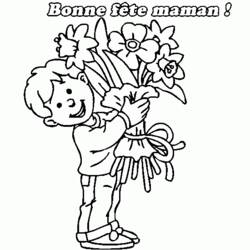 Disegno da colorare: Festa della mamma (Festività e occasioni speciali) #129975 - Pagine da Colorare Stampabili Gratuite