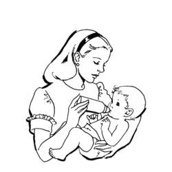 Disegno da colorare: Festa della mamma (Festività e occasioni speciali) #129994 - Pagine da Colorare Stampabili Gratuite