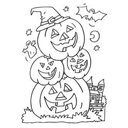 Disegno da colorare: Halloween (Festività e occasioni speciali) #55145 - Pagine da Colorare Stampabili Gratuite
