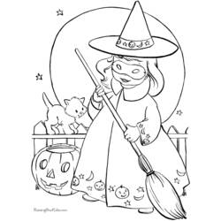 Disegno da colorare: Halloween (Festività e occasioni speciali) #55287 - Pagine da Colorare Stampabili Gratuite