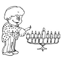 Disegno da colorare: Hanukkah (Festività e occasioni speciali) #59620 - Pagine da Colorare Stampabili Gratuite