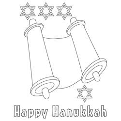 Disegno da colorare: Hanukkah (Festività e occasioni speciali) #59626 - Pagine da Colorare Stampabili Gratuite