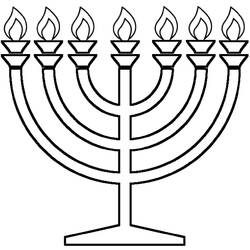 Disegno da colorare: Hanukkah (Festività e occasioni speciali) #59627 - Pagine da Colorare Stampabili Gratuite