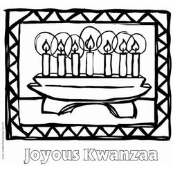 Disegno da colorare: Kwanzaa (Festività e occasioni speciali) #60408 - Pagine da Colorare Stampabili Gratuite