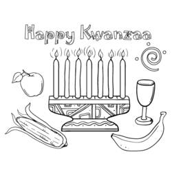 Disegno da colorare: Kwanzaa (Festività e occasioni speciali) #60412 - Pagine da Colorare Stampabili Gratuite