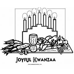 Disegno da colorare: Kwanzaa (Festività e occasioni speciali) #60425 - Pagine da Colorare Stampabili Gratuite