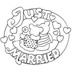 Disegno da colorare: Matrimonio (Festività e occasioni speciali) #55957 - Pagine da Colorare Stampabili Gratuite