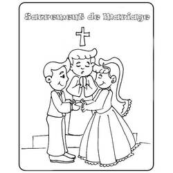 Disegne da colorare: Matrimonio - Pagine da Colorare Stampabili Gratuite