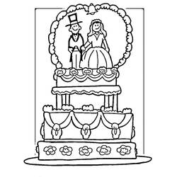 Disegno da colorare: Matrimonio (Festività e occasioni speciali) #56017 - Pagine da Colorare Stampabili Gratuite