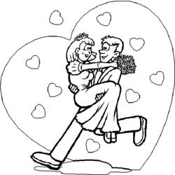 Disegno da colorare: Matrimonio (Festività e occasioni speciali) #56045 - Pagine da Colorare Stampabili Gratuite