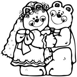 Disegno da colorare: Matrimonio (Festività e occasioni speciali) #56052 - Pagine da Colorare Stampabili Gratuite