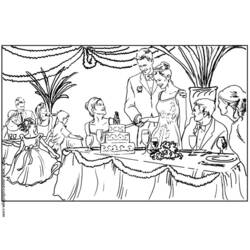 Disegno da colorare: Matrimonio (Festività e occasioni speciali) #56111 - Pagine da Colorare Stampabili Gratuite