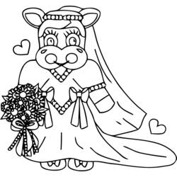 Disegno da colorare: Matrimonio (Festività e occasioni speciali) #56196 - Pagine da Colorare Stampabili Gratuite