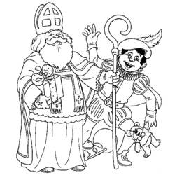 Disegno da colorare: San Nicola (Festività e occasioni speciali) #59121 - Pagine da Colorare Stampabili Gratuite