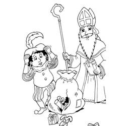 Disegno da colorare: San Nicola (Festività e occasioni speciali) #59173 - Pagine da Colorare Stampabili Gratuite