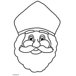 Disegno da colorare: San Nicola (Festività e occasioni speciali) #59196 - Pagine da Colorare Stampabili Gratuite