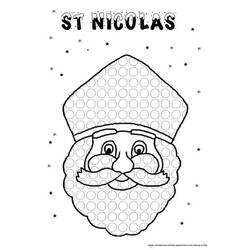 Disegno da colorare: San Nicola (Festività e occasioni speciali) #59269 - Pagine da Colorare Stampabili Gratuite