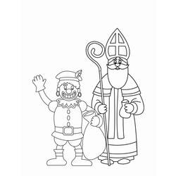 Disegno da colorare: San Nicola (Festività e occasioni speciali) #59363 - Pagine da Colorare Stampabili Gratuite