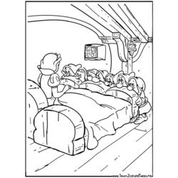 Disegno da colorare: Biancaneve e i Sette Nani (Fiabe e Storie) #133835 - Pagine da Colorare Stampabili Gratuite