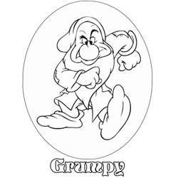 Disegno da colorare: Biancaneve e i Sette Nani (Fiabe e Storie) #133847 - Pagine da Colorare Stampabili Gratuite