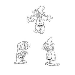 Disegno da colorare: Biancaneve e i Sette Nani (Fiabe e Storie) #133901 - Pagine da Colorare Stampabili Gratuite