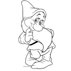 Disegno da colorare: Biancaneve e i Sette Nani (Fiabe e Storie) #133926 - Pagine da Colorare Stampabili Gratuite