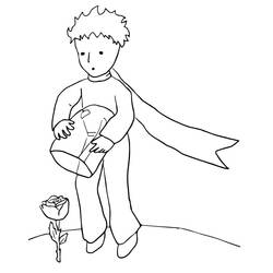 Disegni da colorare: Il Piccolo Principe - Pagine da Colorare Stampabili Gratuite