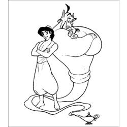 Disegno da colorare: Aladino (Film animati) #127594 - Pagine da Colorare Stampabili Gratuite