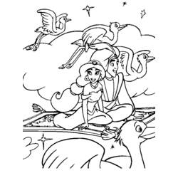 Disegno da colorare: Aladino (Film animati) #127610 - Pagine da Colorare Stampabili Gratuite