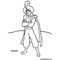 Disegno da colorare: Aladino (Film animati) #127616 - Pagine da Colorare Stampabili Gratuite