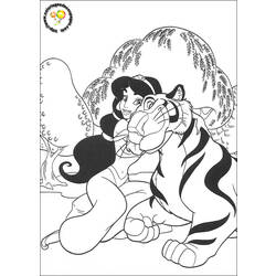 Disegno da colorare: Aladino (Film animati) #127645 - Pagine da Colorare Stampabili Gratuite