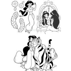 Disegno da colorare: Aladino (Film animati) #127650 - Pagine da Colorare Stampabili Gratuite