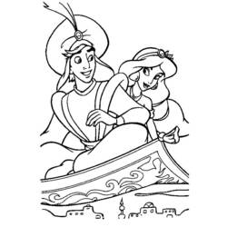 Disegno da colorare: Aladino (Film animati) #127673 - Pagine da Colorare Stampabili Gratuite