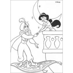Disegno da colorare: Aladino (Film animati) #127688 - Pagine da Colorare Stampabili Gratuite