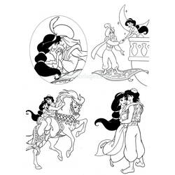 Disegno da colorare: Aladino (Film animati) #127691 - Pagine da Colorare Stampabili Gratuite