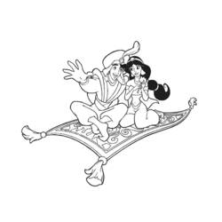 Disegno da colorare: Aladino (Film animati) #127729 - Pagine da Colorare Stampabili Gratuite