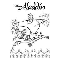 Disegno da colorare: Aladino (Film animati) #127736 - Pagine da Colorare Stampabili Gratuite