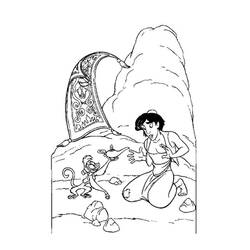 Disegno da colorare: Aladino (Film animati) #127748 - Pagine da Colorare Stampabili Gratuite