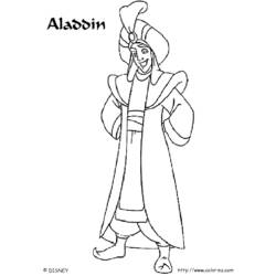Disegno da colorare: Aladino (Film animati) #127795 - Pagine da Colorare Stampabili Gratuite