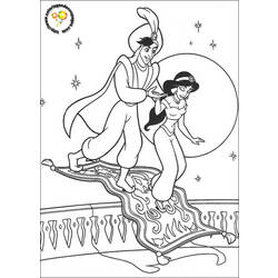 Disegno da colorare: Aladino (Film animati) #127820 - Pagine da Colorare Stampabili Gratuite
