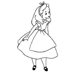 Disegno da colorare: Alice nel paese delle meraviglie (Film animati) #127888 - Pagine da Colorare Stampabili Gratuite