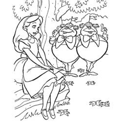 Disegno da colorare: Alice nel paese delle meraviglie (Film animati) #127935 - Pagine da Colorare Stampabili Gratuite